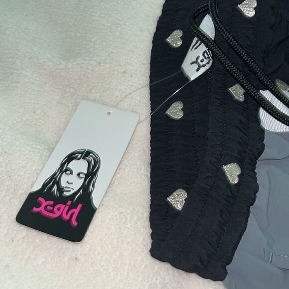 X-Girl Heart Easy Pants - Japanese Track Pull On - 2 NWT - Picture 7 of 10